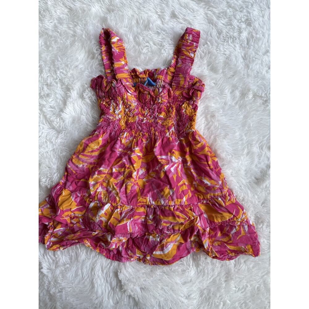 Blue Ginger Girls Sz. 3 Pink / Orange Sundress. Adorable